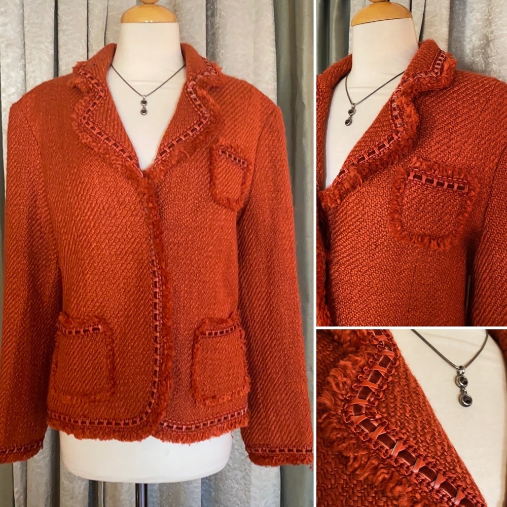 Dialogue Tweed Jacket Blazer QVC